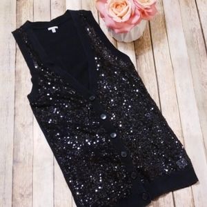 CHARLOTTE RUSSE SEQUIN VEST